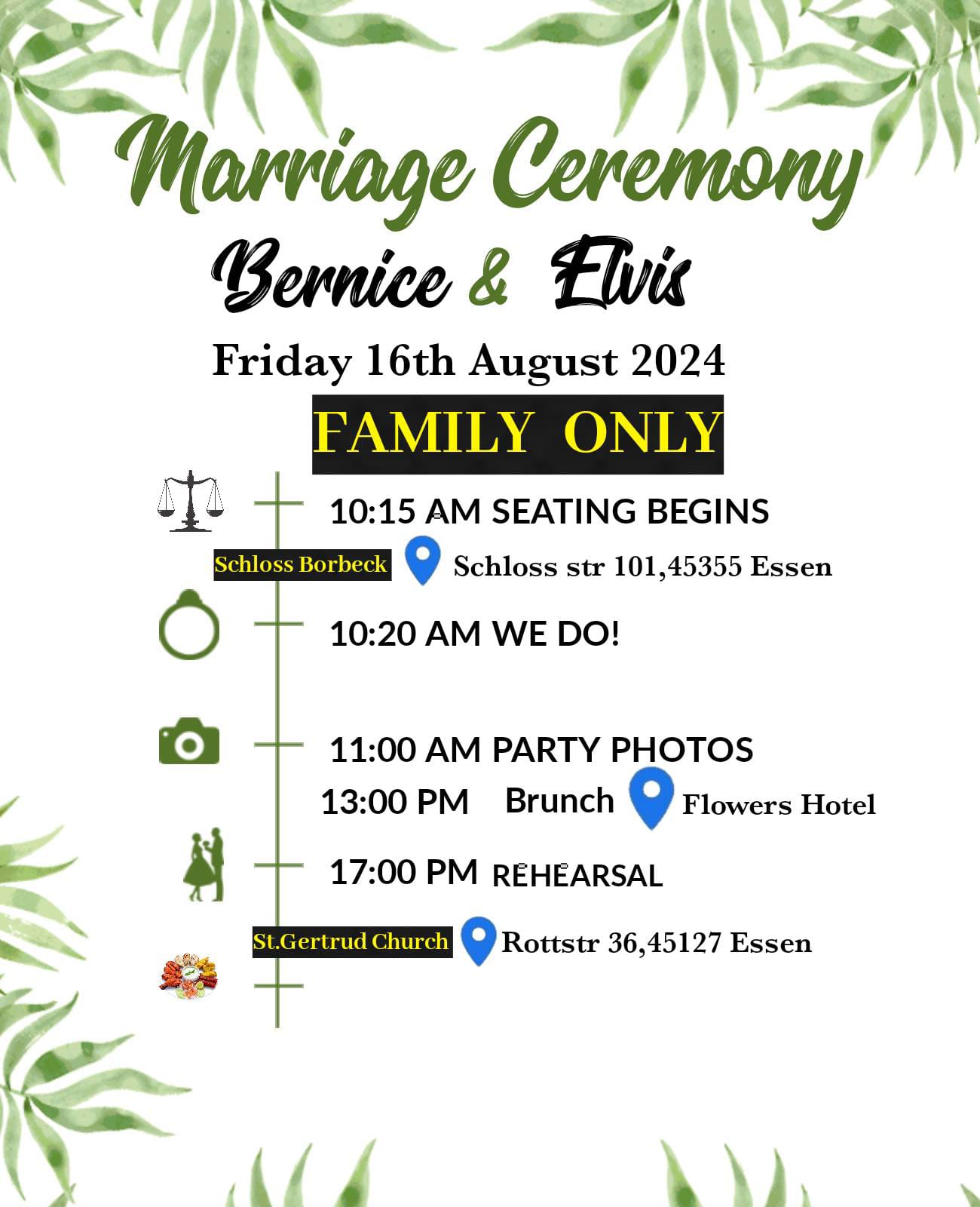 Friday program flyer